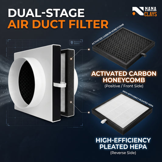 Inline Duct HEPA Air Filter