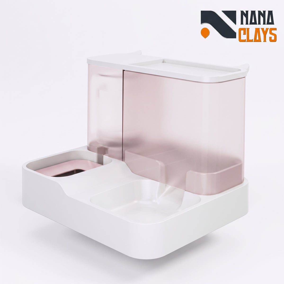 Automatic Cat Food and Water Dispenser