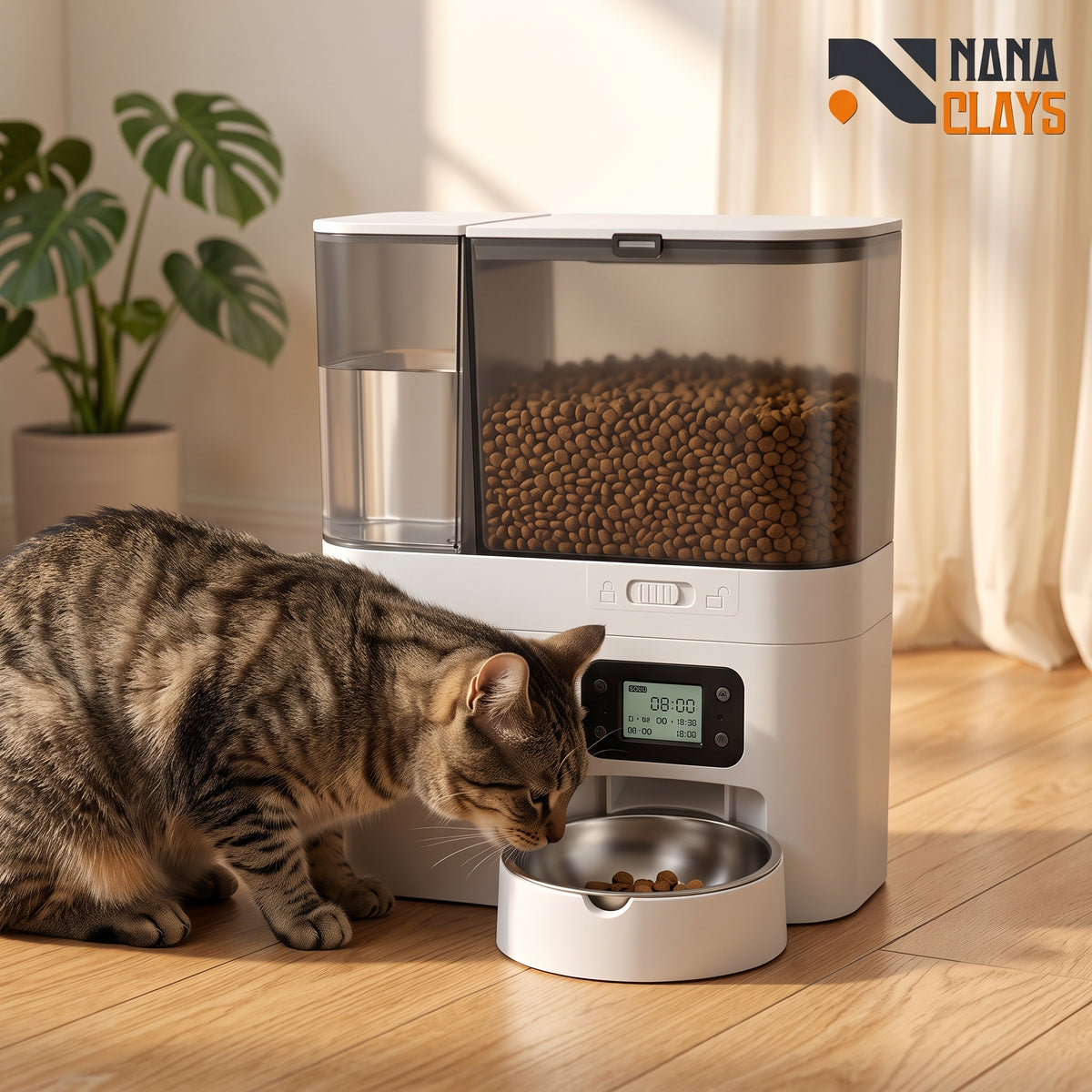 WiFi Automatic Cat Feeder with Camera