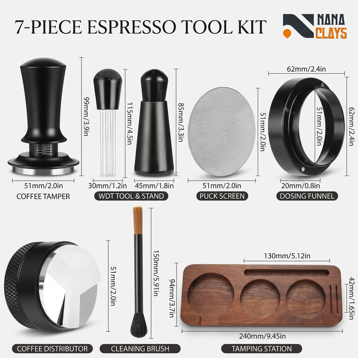 Espresso Tamper Set