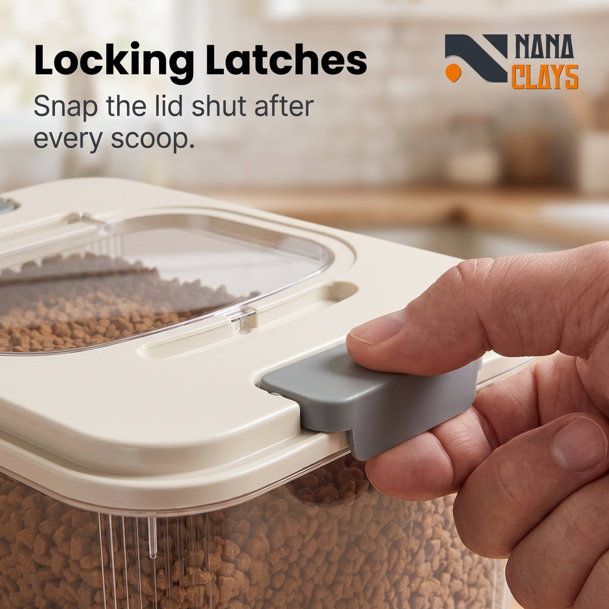 Airtight Pet Food Storage Container