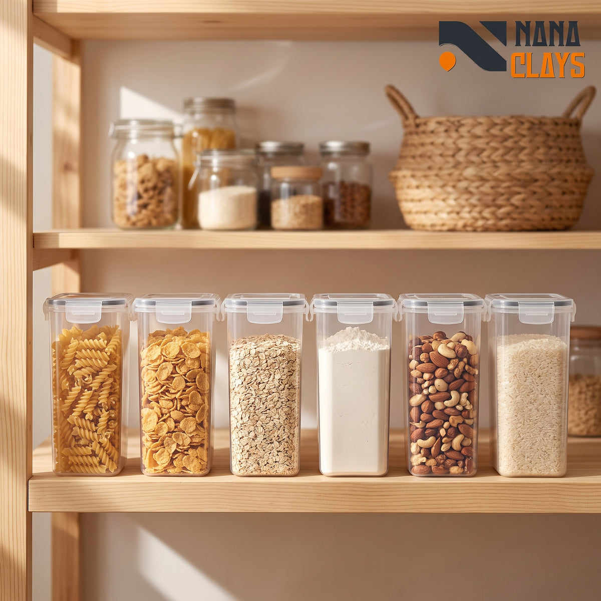 Airtight Food Storage Container Set for Pantry