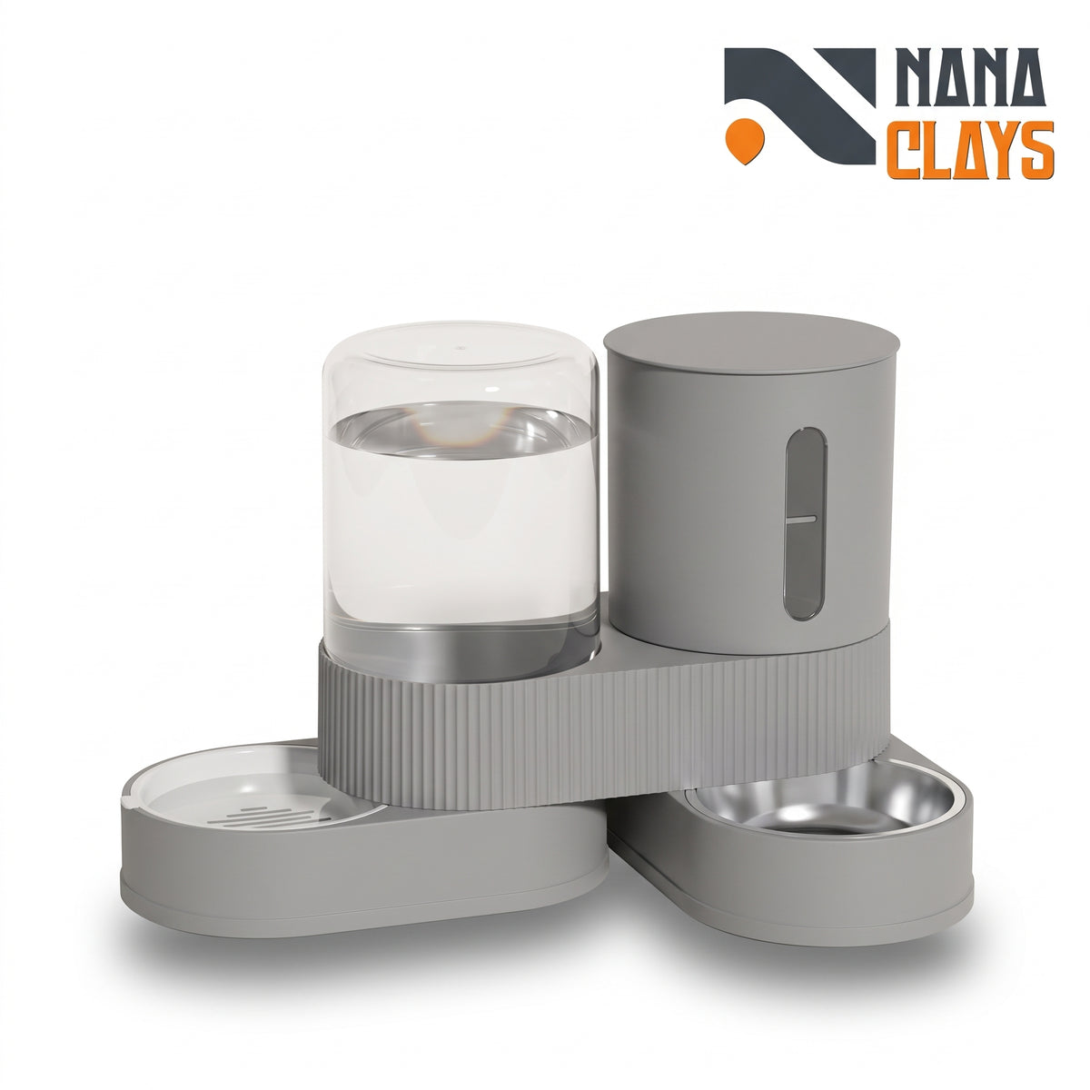 Rotatable Pet Feeder and Water Dispenser