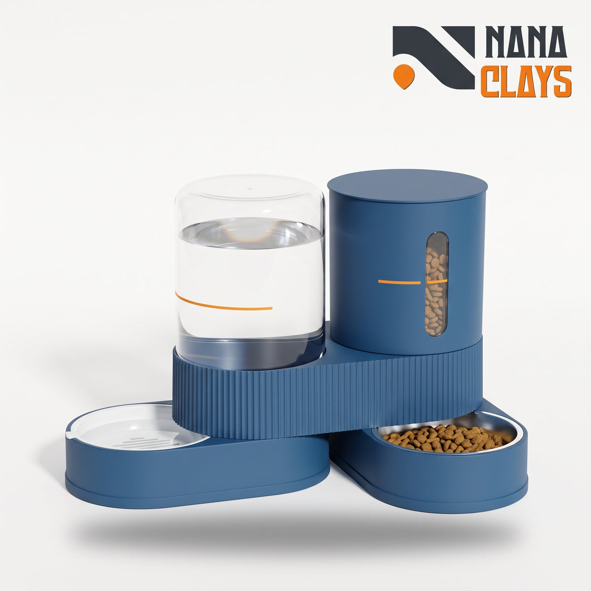 Rotatable Pet Feeder and Water Dispenser