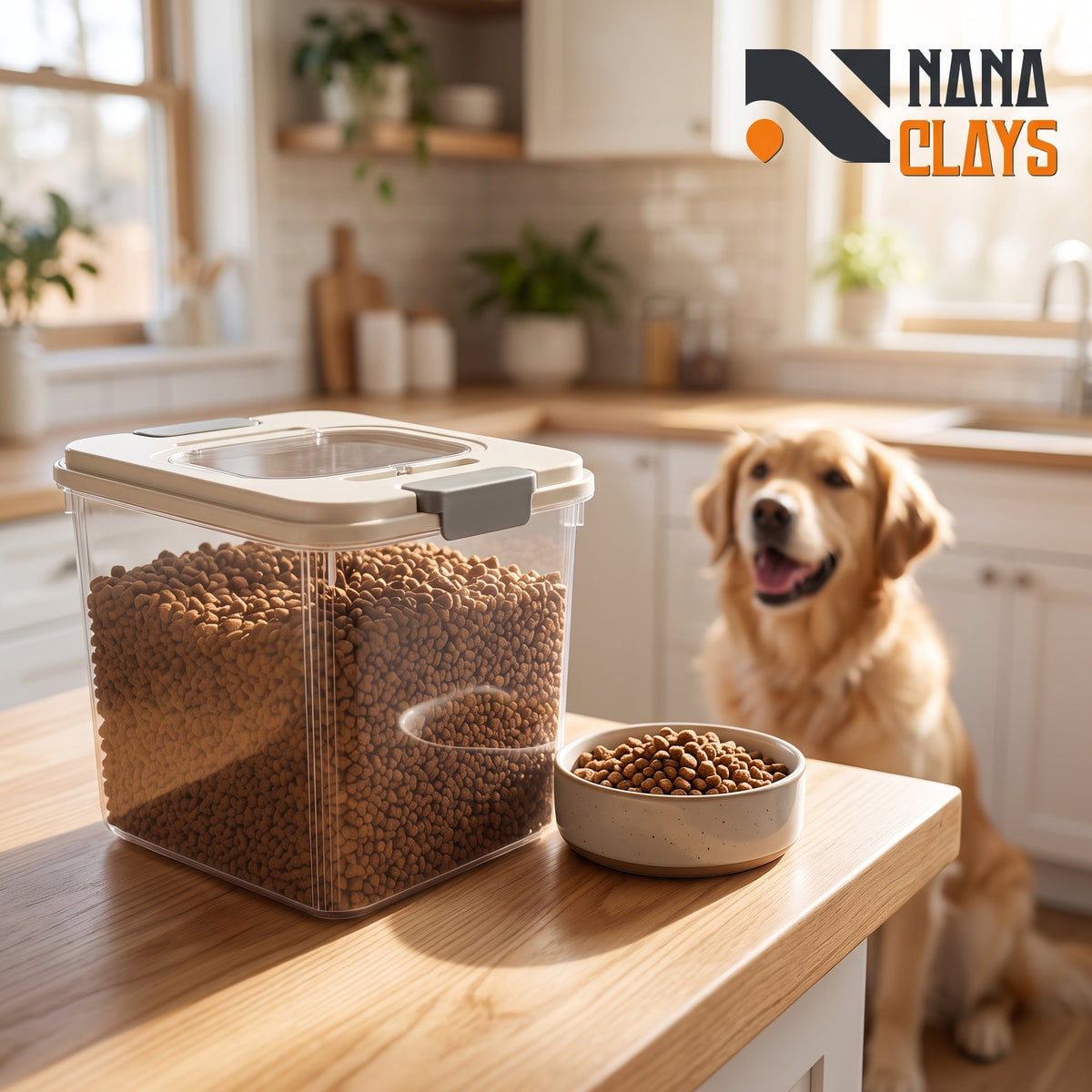 Airtight Pet Food Storage Container