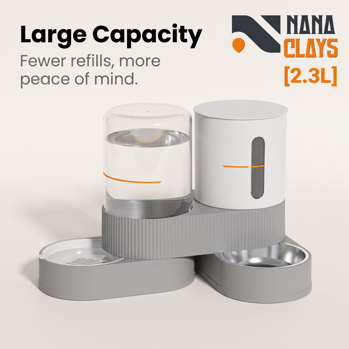Rotatable Pet Feeder and Water Dispenser