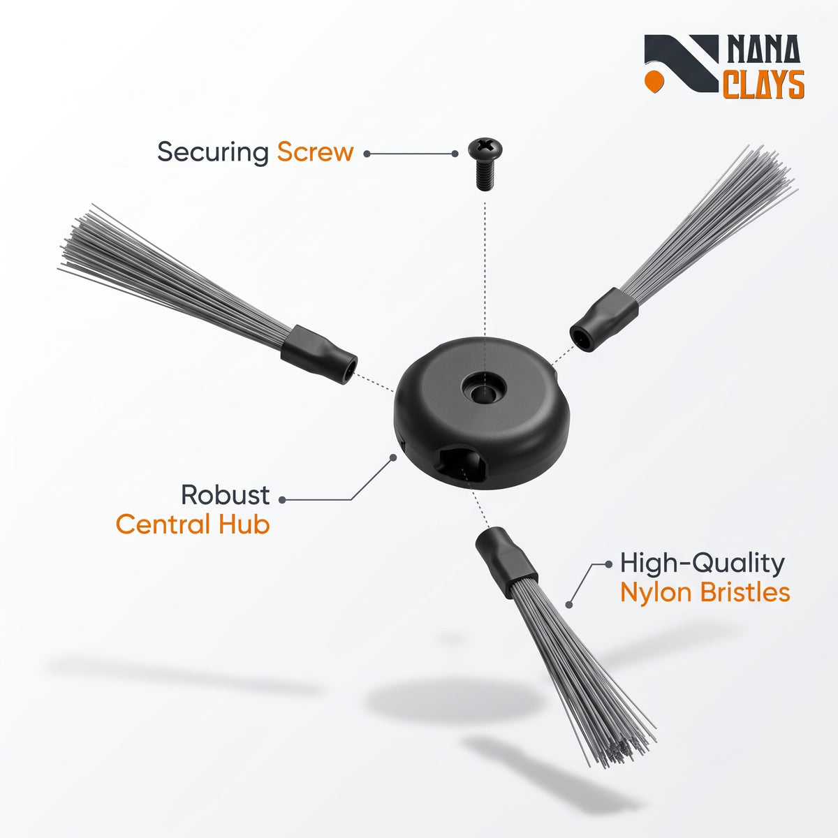 Side Brushes for robot cleaner