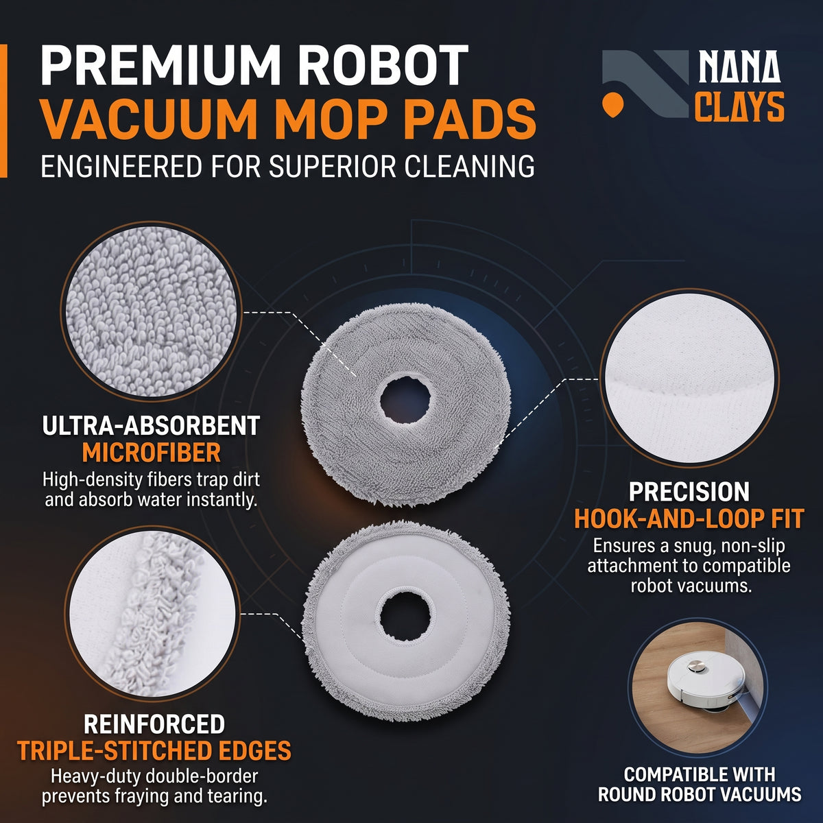 Replacement Mop Pads