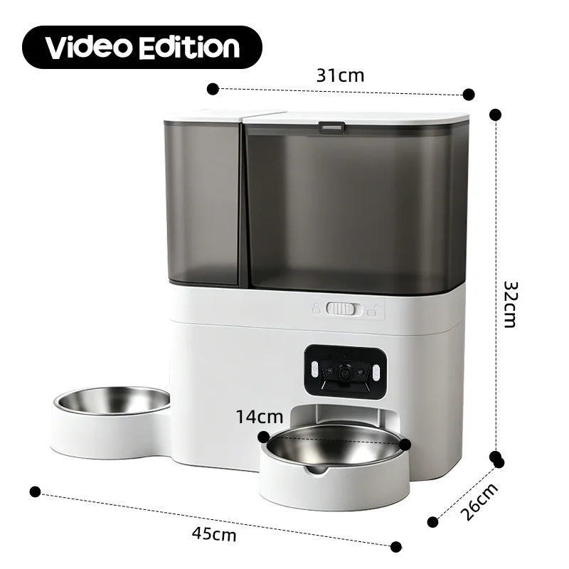 WiFi Automatic Cat Feeder with Camera